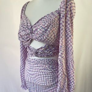 NWT Eloquii Crop Top with Faux Wraparound, size 20